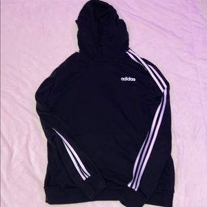 Black and white Adidas hoodie